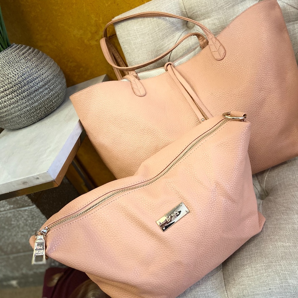 BCBG two purses, lovely antique pink